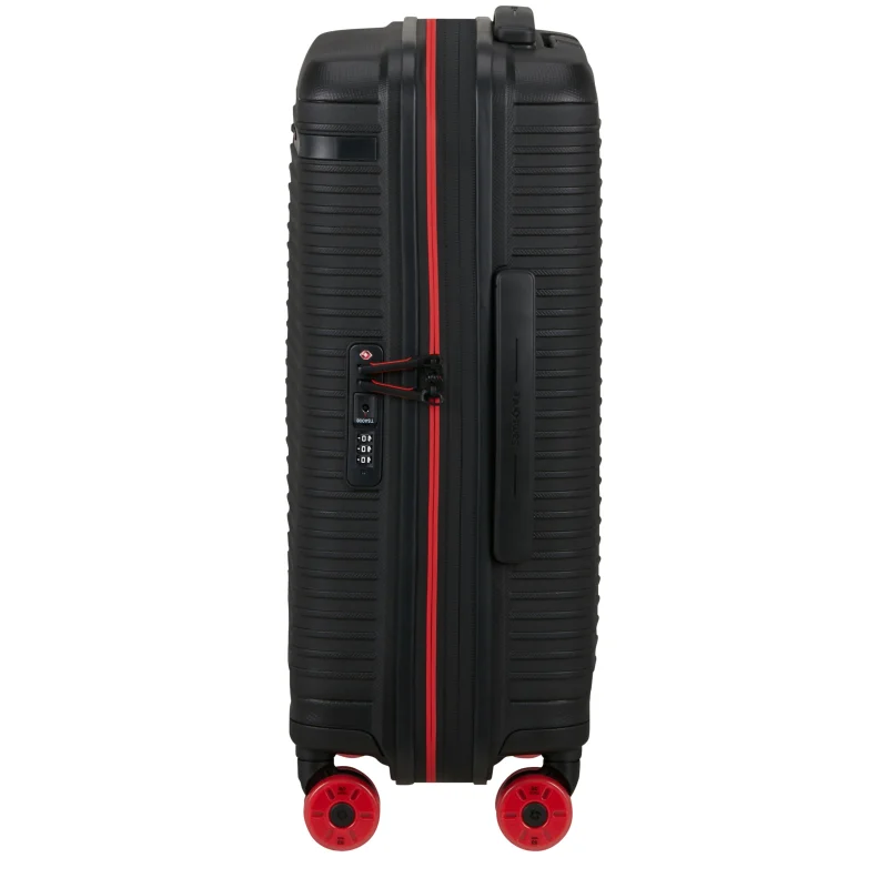 Prodiver Valise à 4 roues extensible 55cm Noir Samsonite Vue de côté Prodiver Valise à 4 roues extensible 55cm Noir Samsonite Vue de côté