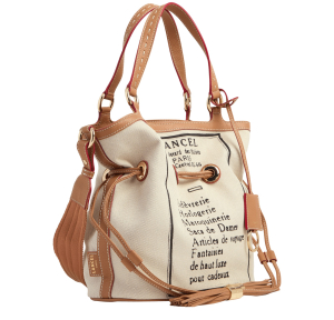 SAC SEAU M NATUREL/CAMEL Lancel Vue de profil