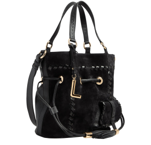 SAC SEAU M NOIR Lancel Vue de profil