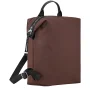 Sac à dos L Le Pliage Energy Cacao Longchamp Vue de profil Sac à dos L Le Pliage Energy Cacao Longchamp Vue de profil