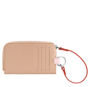 Porte-cartes Le Pliage Collection Beige Longchamp Vue de dos