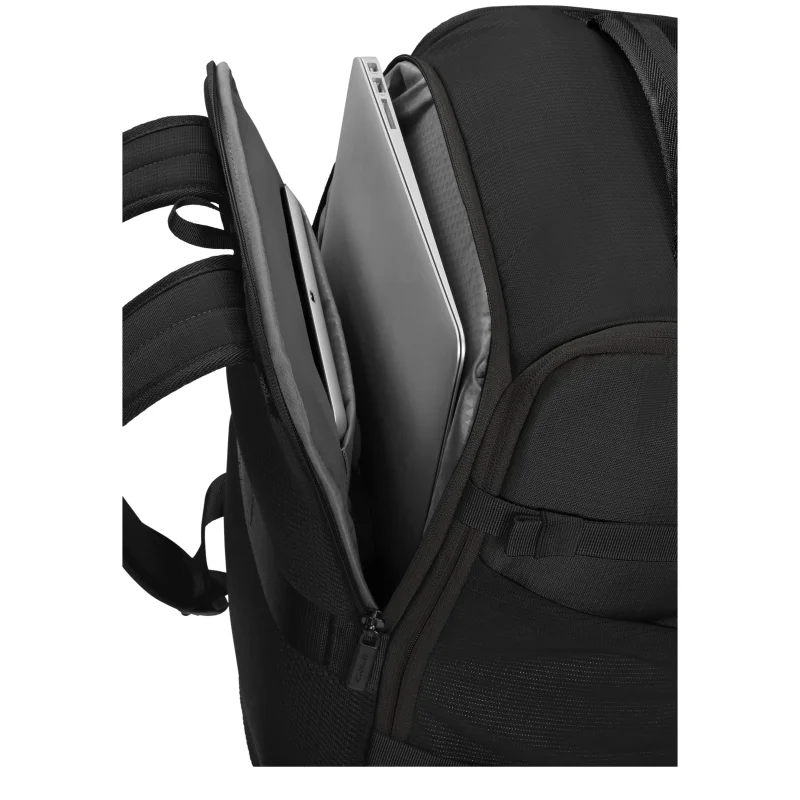 2FIT Sac à dos à glisser sous le siège 2-en-1 Noir Samsonite Vue compartiment pc portable 2FIT Sac à dos à glisser sous le siège 2-en-1 Noir Samsonite Vue compartiment pc portable