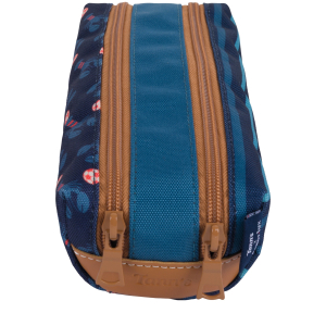 Trousse Double 21,5 cm Titouan Bleu Marine 3662498097657 Bleu Marine Tann's Vue de profil