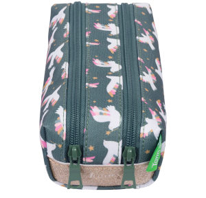 Trousse Double 21,5 cm Noémie Vert 3662498098722 Vert Tann's Vue de profil