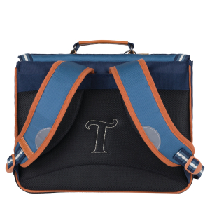 Cartable 38 cm Clément Bleu 3662498093529 Bleu Tann's Vue de dos