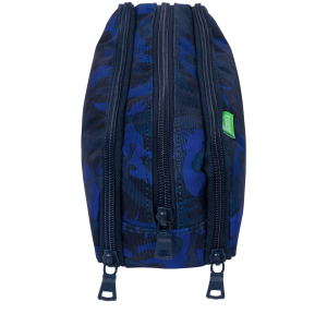 Trousse Triple 22 cm Basile Bleu 3662498097268 Bleu Tann's Vue de profil