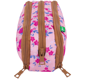 Trousse Triple 22 cm Aurore Rose 3662498098289 Rose Tann's Vue de profil