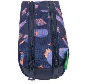 Trousse double 21,5 cm Adam Bleu 3662498097336 Bleu Tann's Vue de profil