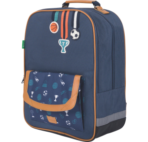 Sac à dos poche aimantée Tann's Les Fantaisies Paco Bleu 3662498096735 Tann's Vue de profil