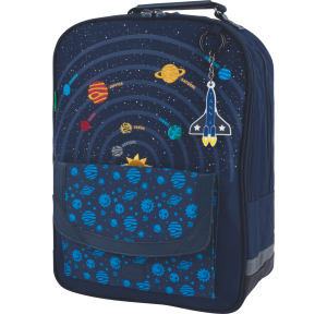 Sac à dos poche aimantée Tann's Les Fantaisies Gabriel Bleu Marine 3662498097497 Bleu Marine Tann's Vue de profil