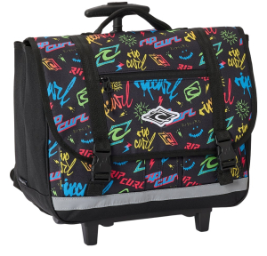 Cartable à roulettes 17L Boy Back to School Multicolor Rip Curl Vue de profil