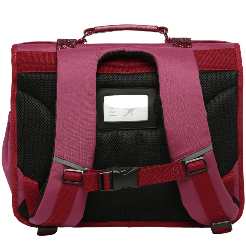 Cartable enfant 2 compartiments Vintage fantasy 38 cm Glossy Cherry Caméléon Vue de dos Cartable enfant 2 compartiments Vintage fantasy 38 cm Glossy Cherry Caméléon Vue de dos