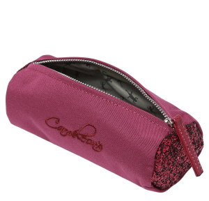 Trousse 1 compartiment Vintage fantasy Glossy Cherry Caméléon Vue de profil