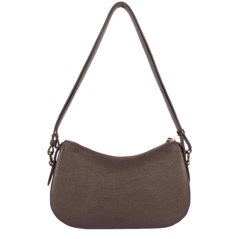 Petit sac besace 529-94-MA/FO Marron Foncé Lancaster Vue de dos Petit sac besace 529-94-MA/FO Marron Foncé Lancaster Vue de dos