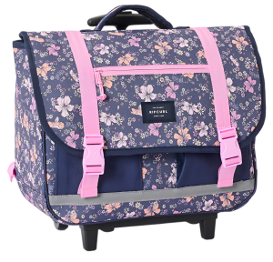 Rip Curl Crystal Cartable à roulettes Navy Pink Navy Pink Rip Curl Vue de côté