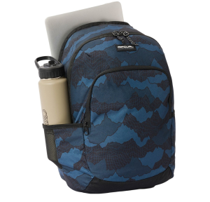 Ozone 30L Camo Check Backpack Black/Navy Rip Curl Vue de profil
