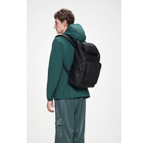 Texel Cargo Backpack Black Rains Vue mannequin
