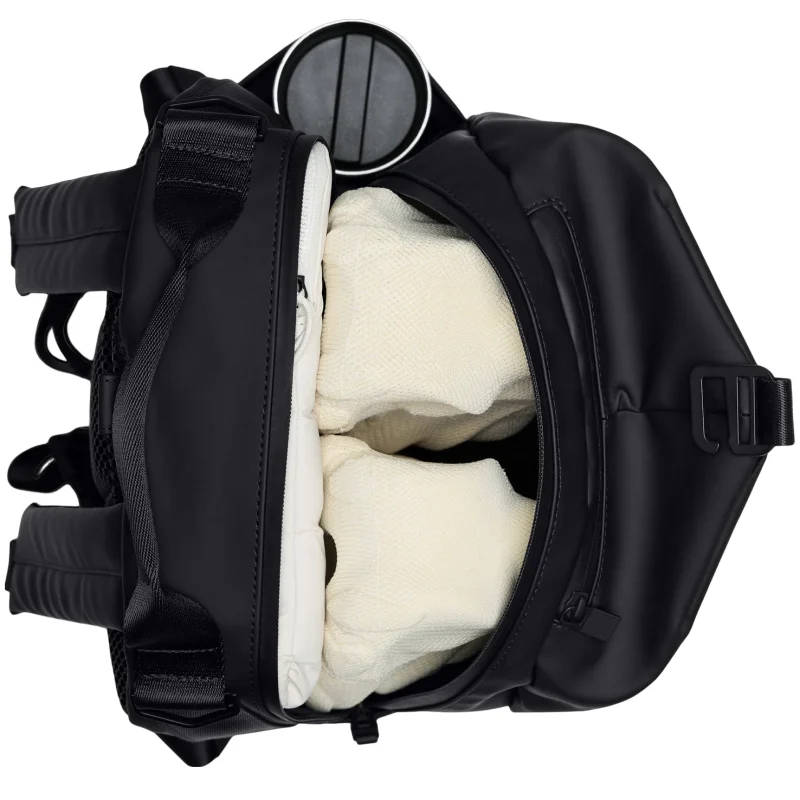 Clip Front Backpack Dark Grey Rains Vue intérieure Clip Front Backpack Dark Grey Rains Vue intérieure