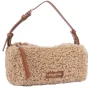 Petit sac rectangle Moumoute Cognac Lancaster Vue de côté Petit sac rectangle Moumoute Cognac Lancaster Vue de côté