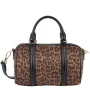 Sac polochon Jungle Marron léopard Lancaster Vue de dos Sac polochon Jungle Marron léopard Lancaster Vue de dos