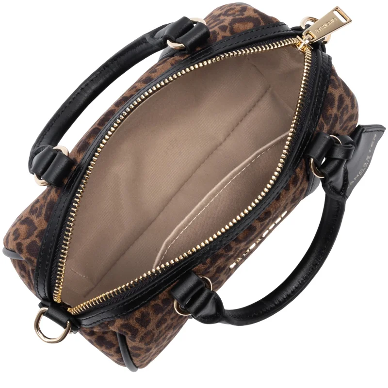 Sac polochon Jungle Marron léopard Lancaster Vue intérieure Sac polochon Jungle Marron léopard Lancaster Vue intérieure