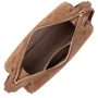 Petit sac rectangle Suède Camel Lancaster Vue intérieure Petit sac rectangle Suède Camel Lancaster Vue intérieure