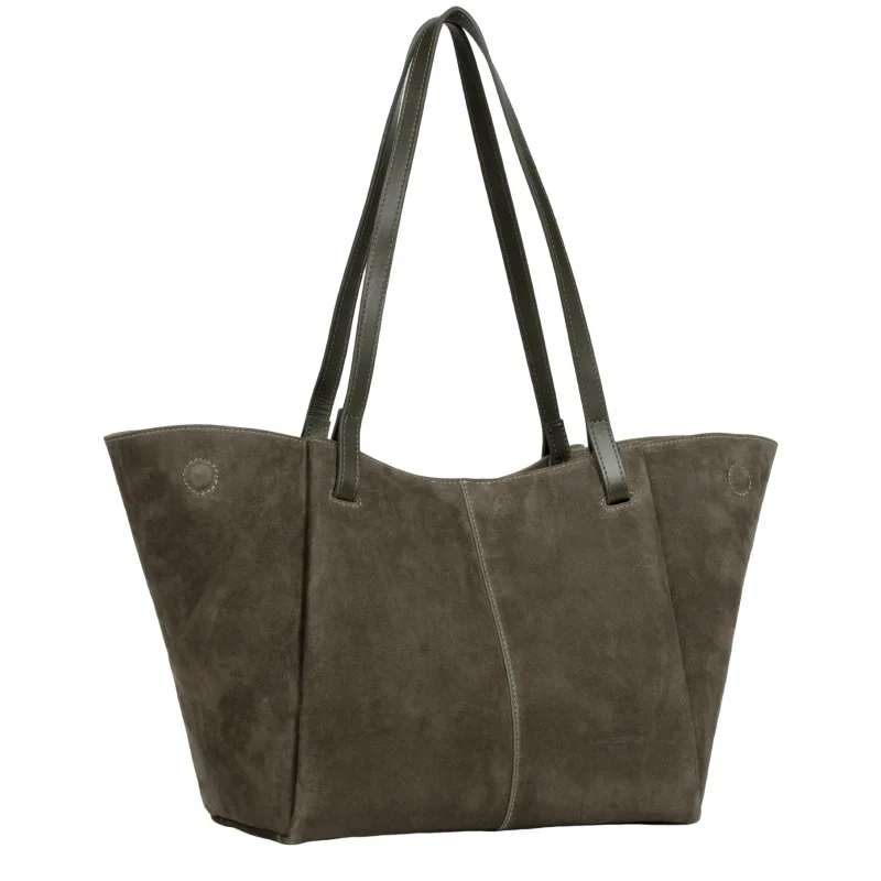 Sac cabas épaule Suède 530-58 Kaki Lancaster Vue de côté Sac cabas épaule Suède 530-58 Kaki Lancaster Vue de côté