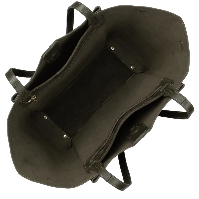 Sac cabas épaule Suède 530-58 Kaki Lancaster Vue intérieure Sac cabas épaule Suède 530-58 Kaki Lancaster Vue intérieure