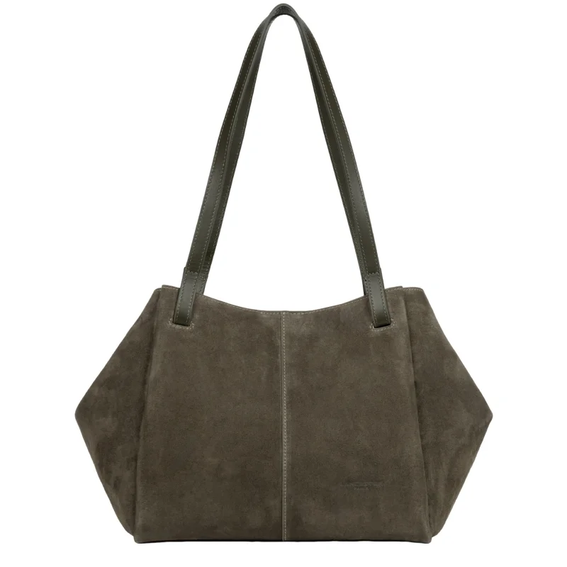 Sac cabas épaule Suède 530-58 Kaki Lancaster Vue replié Sac cabas épaule Suède 530-58 Kaki Lancaster Vue replié
