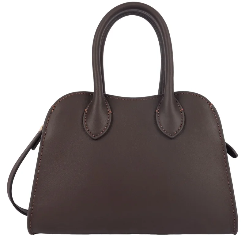 Donna Hopper Mini sac à main Marron Foncé Lancaster Vue de dos Donna Hopper Mini sac à main Marron Foncé Lancaster Vue de dos