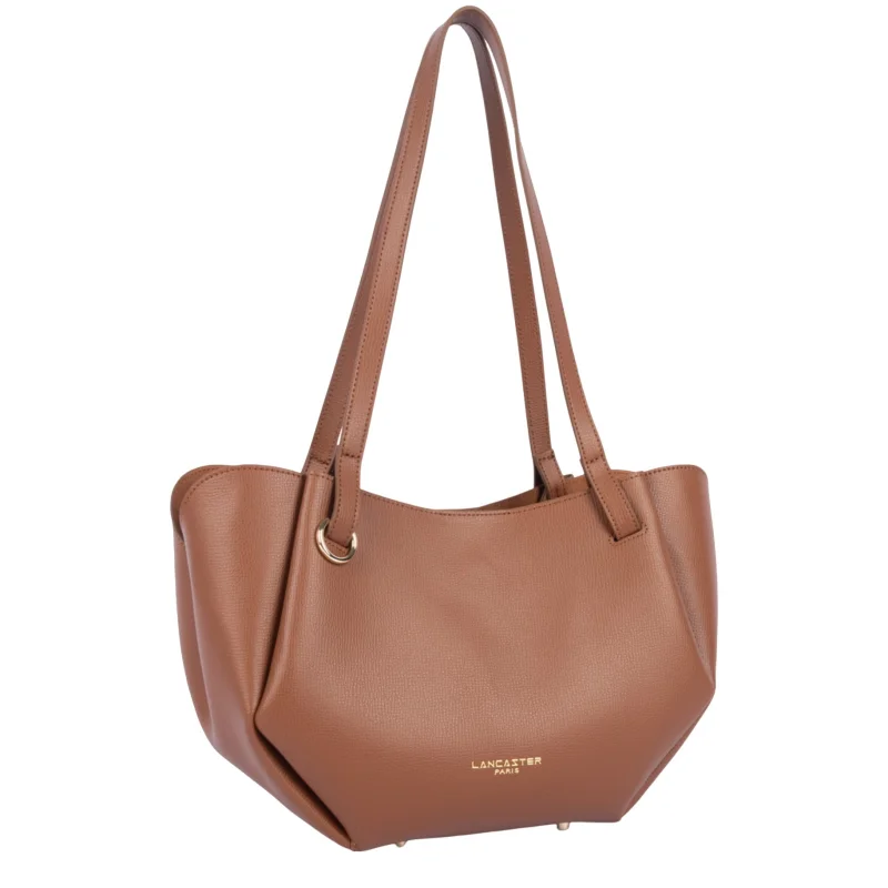 Sac cabas épaule Sierra Haus Camel Lancaster Vue de côté Sac cabas épaule Sierra Haus Camel Lancaster Vue de côté