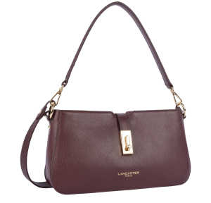 Sac rectangle Milano Horizon Bordeaux Lancaster Vue de côté