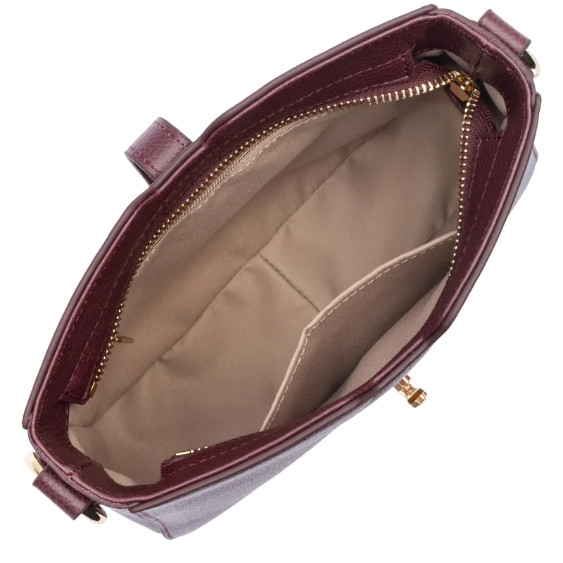 Sac besace Milano Horizon 547-85 Bordeaux Lancaster Vue intérieure Sac besace Milano Horizon 547-85 Bordeaux Lancaster Vue intérieure
