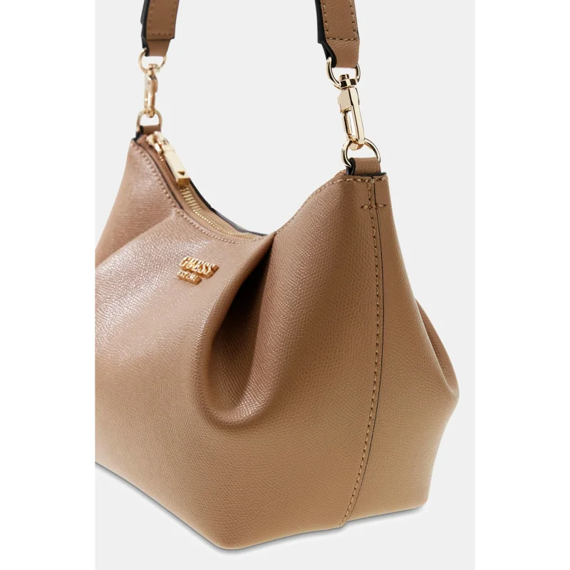 Sac à Épaule Amorette Beige Guess Vue zoom Sac à Épaule Amorette Beige Guess Vue zoom