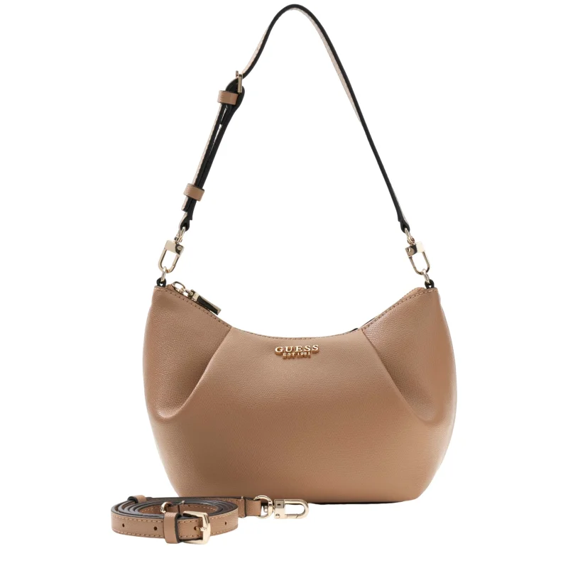 Sac à Épaule Amorette Beige Guess Vue avec bandoulière Sac à Épaule Amorette Beige Guess Vue avec bandoulière
