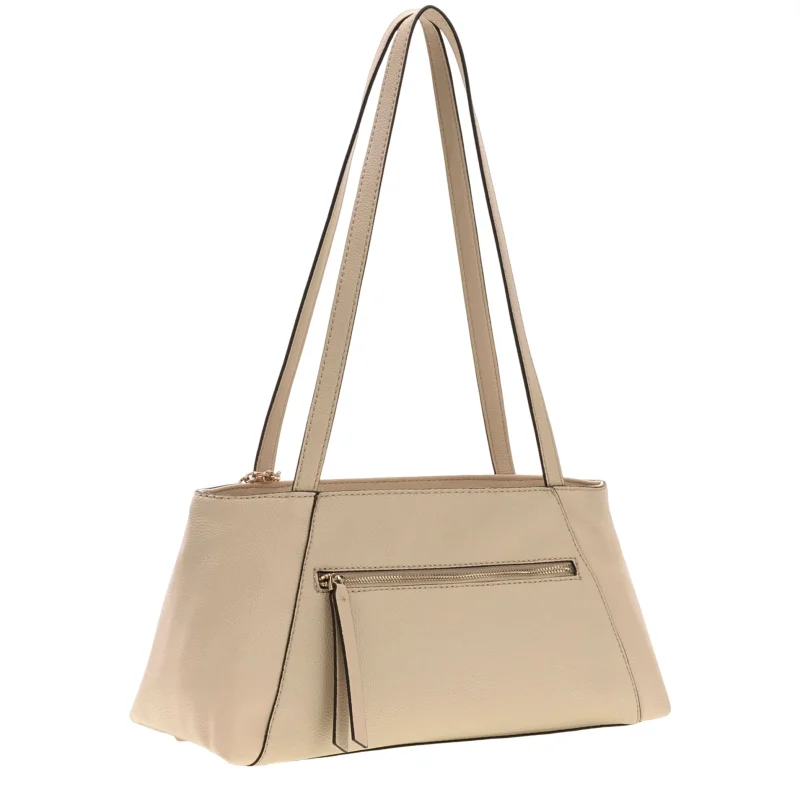 Sacoche Devon Beige Guess Vue de côté Sacoche Devon Beige Guess Vue de côté