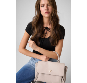 Devon Handbag Beige Beige Guess Vue mannequin