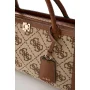 Sac cartable Audrey Logo Marron Guess Vue zoom Sac cartable Audrey Logo Marron Guess Vue zoom