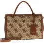 Sac cartable Audrey Logo Marron Guess Vue avec bandoulière Sac cartable Audrey Logo Marron Guess Vue avec bandoulière
