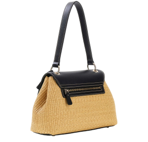 Sac à épaule Maggie beige Guess Vue de dos