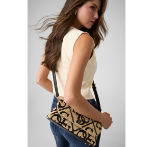 Mini Sac Kirsten Beige Guess Vue mannequin