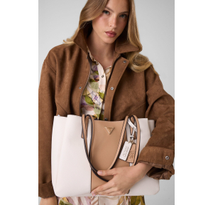 Sac Tote Noelle Beige Guess Vue mannequin