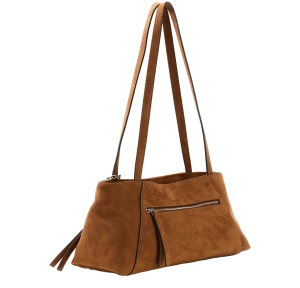 Devon Shoulder Satchel Cognac Cognac Guess Vue de dos