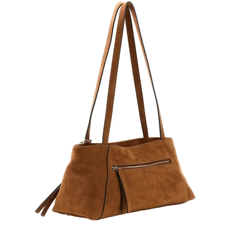 Devon Shoulder Satchel Cognac Cognac Guess Vue de dos Devon Shoulder Satchel Cognac Cognac Guess Vue de dos