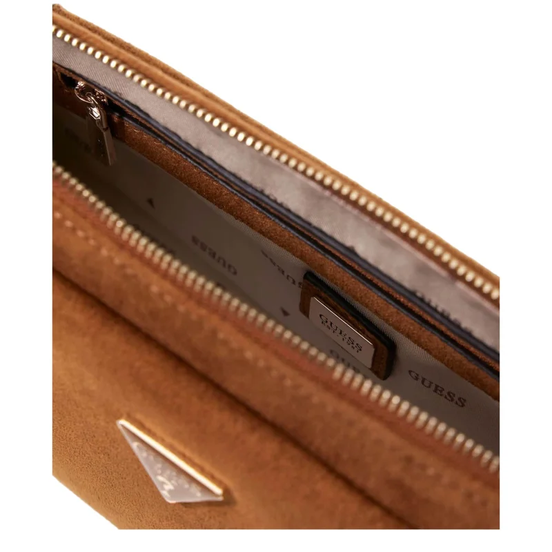 GUESS Devon Mini Crossbody Cognac Cognac Guess Vue intérieure GUESS Devon Mini Crossbody Cognac Cognac Guess Vue intérieure