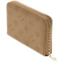 GUESS Ella Logo SLG Zip Around M Beige Logo Beige Logo Guess Vue de côté GUESS Ella Logo SLG Zip Around M Beige Logo Beige Logo Guess Vue de côté