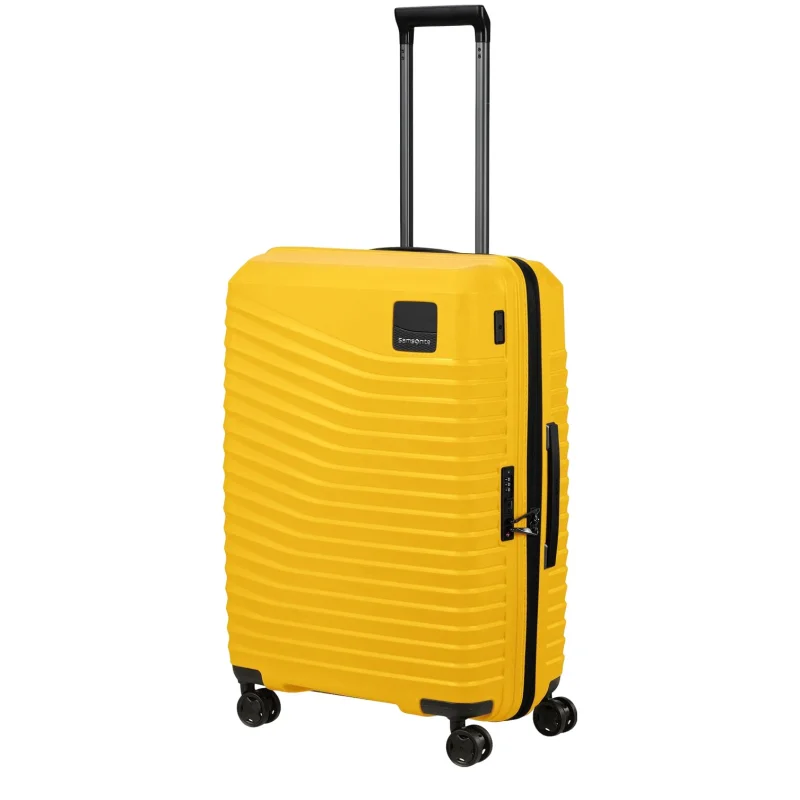 Intuo Spinner 69 / 25 Exp. M Citrus Citrus Samsonite Vue avec poignée télescopique Intuo Spinner 69 / 25 Exp. M Citrus Citrus Samsonite Vue avec poignée télescopique