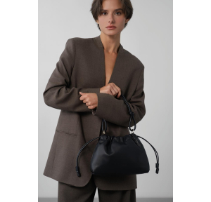 Sac besace Lush Noir Lancaster Vue mannequin