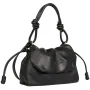Petit sac besace Lush Noir Lancaster Vue de profil Petit sac besace Lush Noir Lancaster Vue de profil