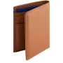 Martin portefeuille vertical moyen modèle zippé 2 volets TMIN3311G05 Marron Tan Le Tanneur Vue de dos Martin portefeuille vertical moyen modèle zippé 2 volets TMIN3311G05 Marron Tan Le Tanneur Vue de dos